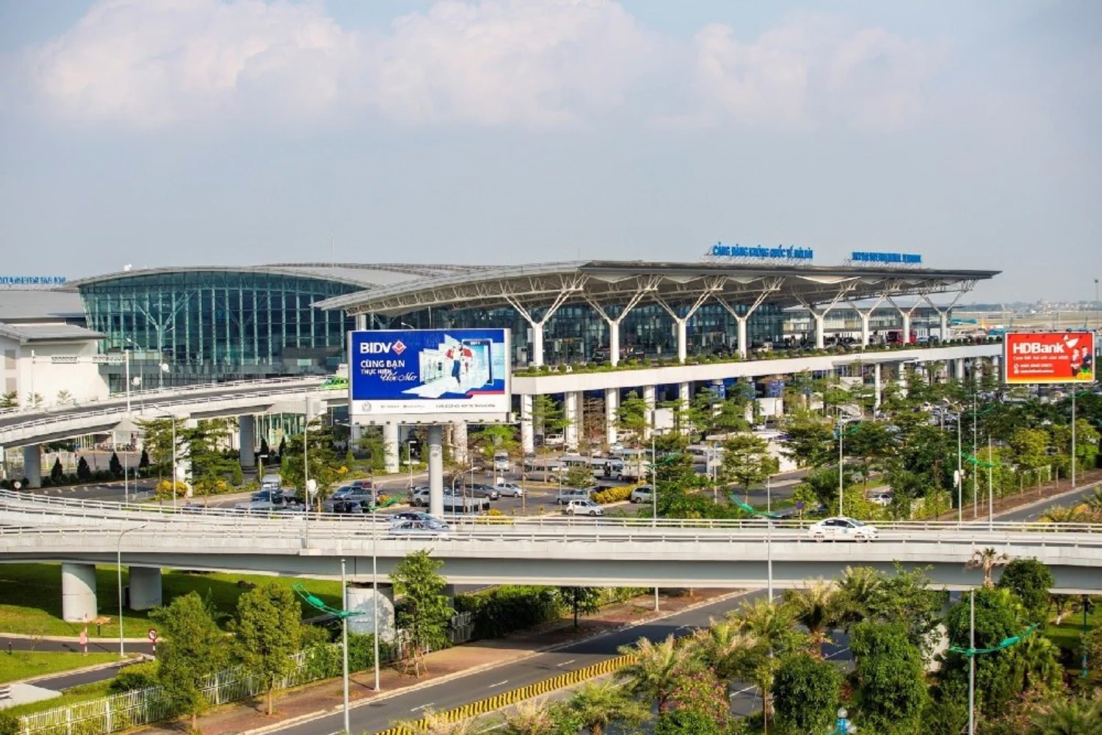 Noi Bai HAN airport terminal in Hanoi for fast track